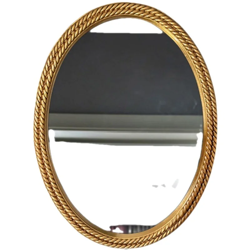 

Jane American light luxury decorative wall mounted mirror, bathroom mirror