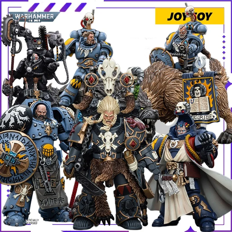

[In Stock] JOYTOY Original 40K1/18 Mobile Doll Warhammer 40000 Space Wolf Mobile Joint Model Toy Collection Boy Model Gift