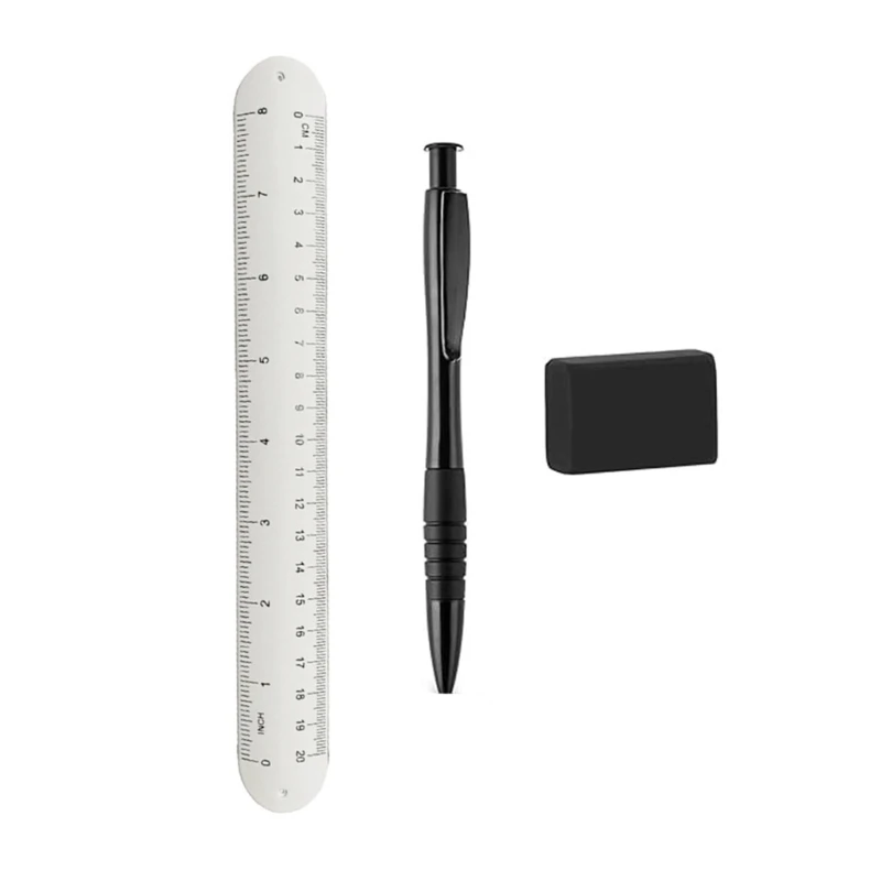 3-in-1 Slap Bracelets, MemosPad, ไม้บรรทัด, เขียนได้ Erasable Slap Bracelets Memos Pad สำหรับนักเรียนผู้ใหญ่, ถุงน่อง Fillers