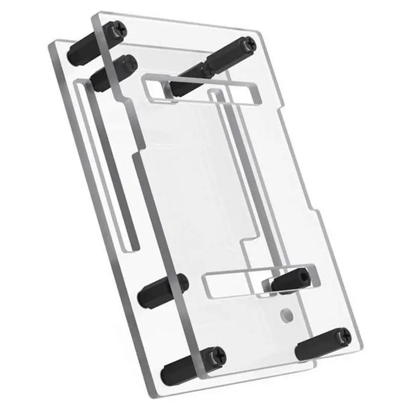 Best-For Arduino UNO Q Compatible Transparent Case, Includes Open Design To Support Installation Of For The UNO Media Carrier