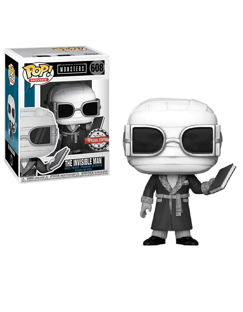 Funko Pop The Invisible Man Monsters Special Edition 608