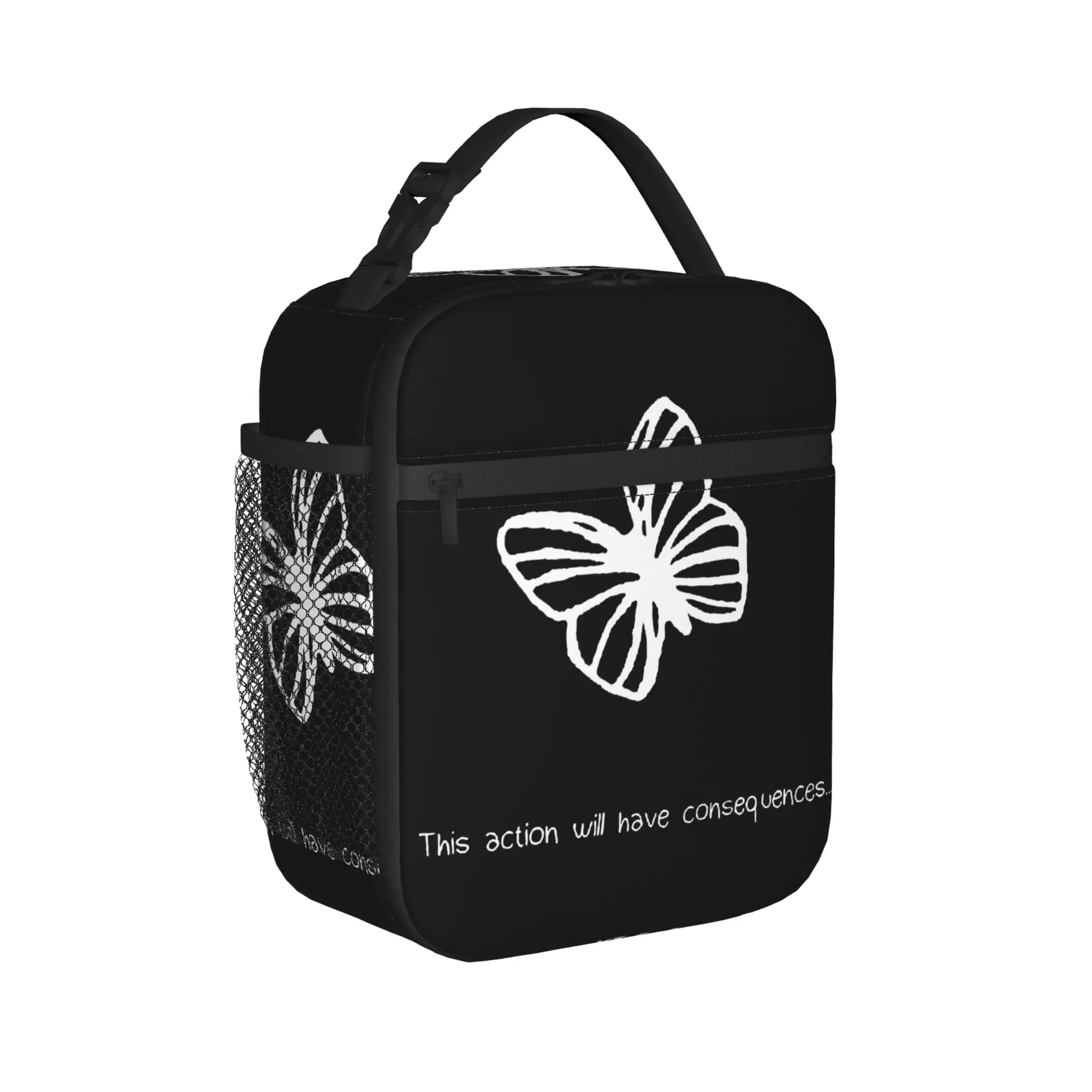 This Action Will Have Consequences Insulated Lunch Bags High Capacity Life is Strange Reusable Cooler Bag Lunch Box Tote College