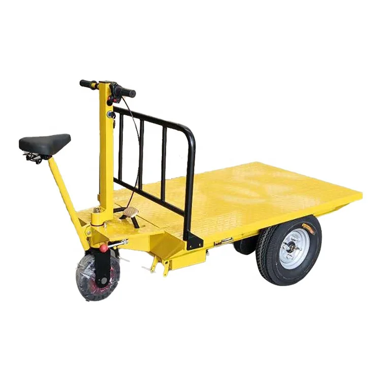 

3 Wheel Platform Beach Garden Transportation Tool Electric Trolley