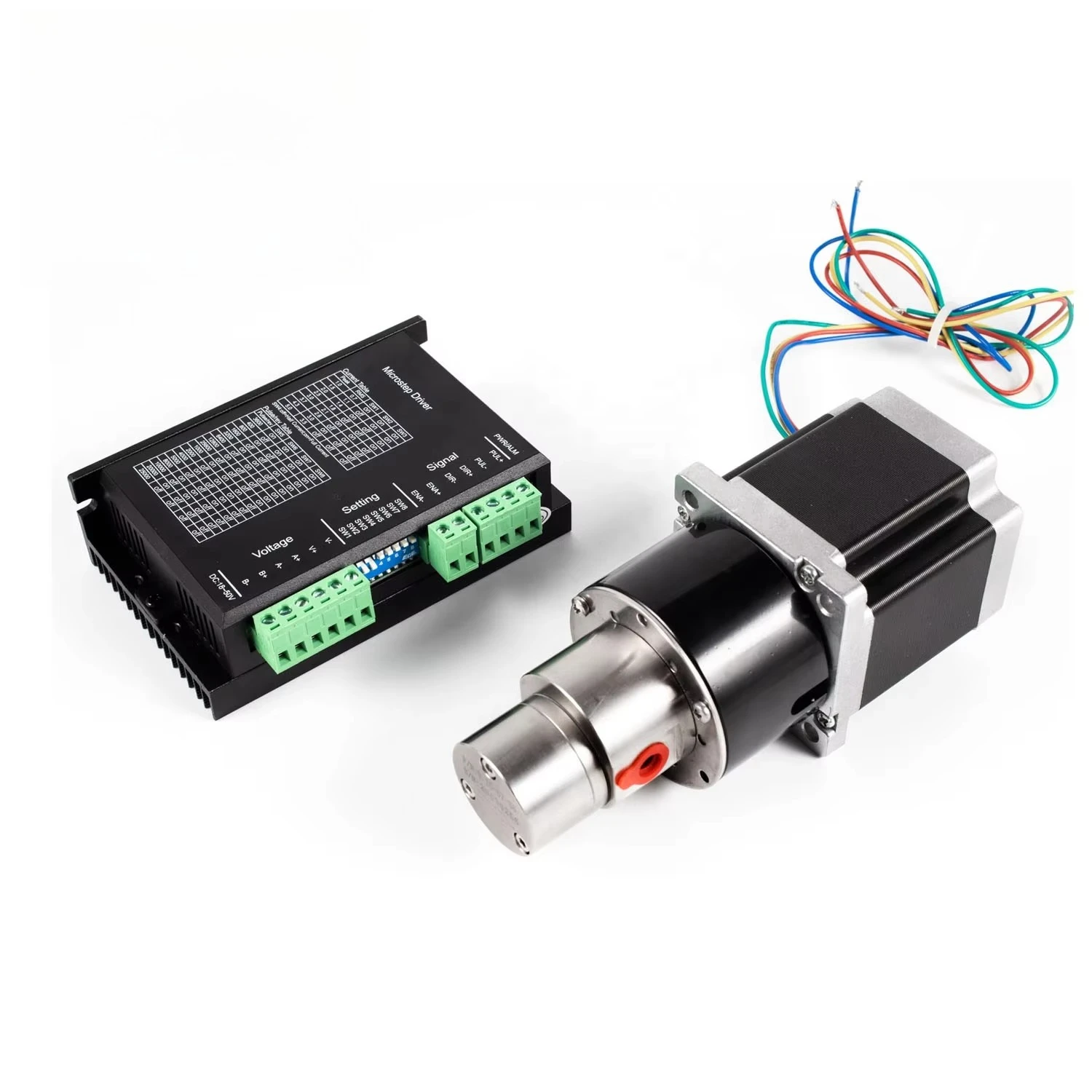Low Flow No Leakage Stainless Steel Positive Displacement Gear Pump with Stepper Motor