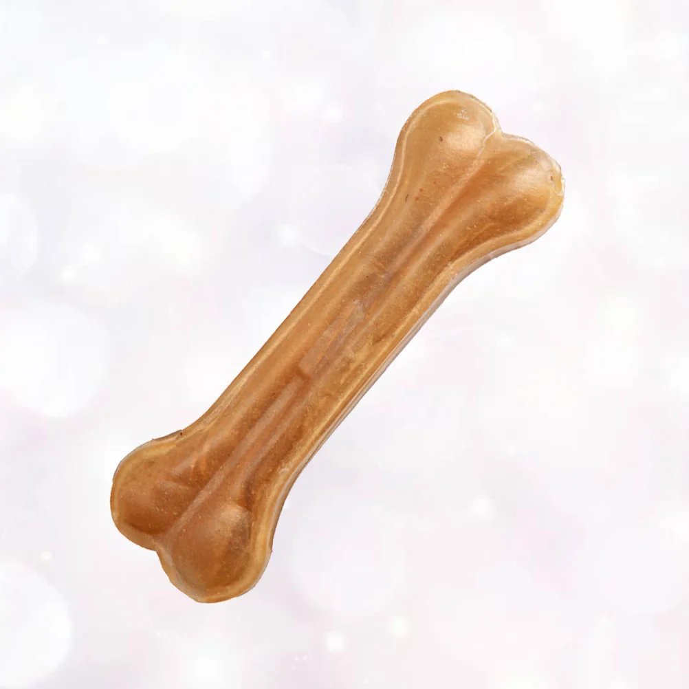 

8inch Dog Bone Shaped Chewer Durable Pet Teether for Oral Health Biting Prevention Fun Play Small Medium Pets Pet Bone