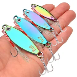 Metal Cast Jig Spoon 5/7/10/15/20/30g Shore Casting Jigging Fish Sea Bass Lure Artificial Bait Tackle SwimBait Fishing Lure Bait