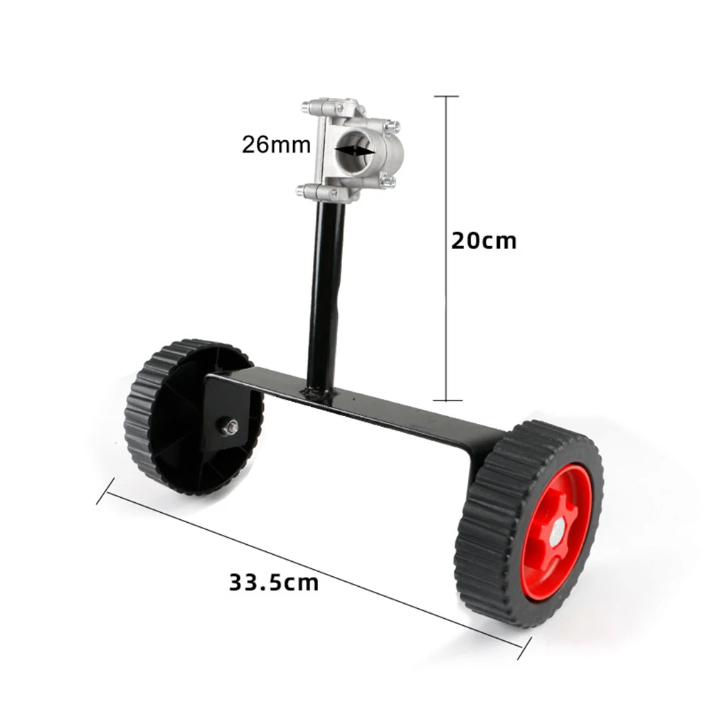 

26 28mm Adjustable Trimmer Wheels Mowing Assistance Comfortable Trimming Experience Compatibility With 26mm-28mm Shafts