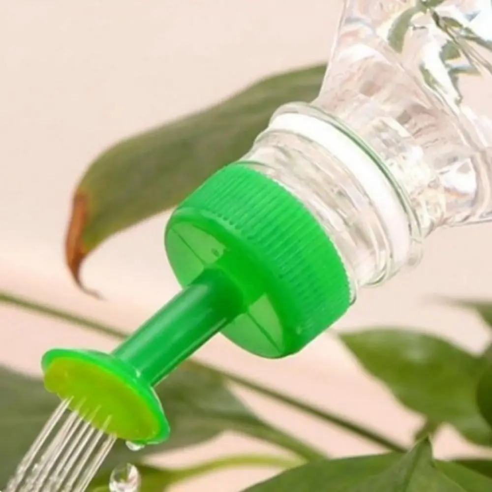 Easy to install Plastic Watering Nozzl Small Lightweight Watering Can Head Bottle Cap Design Flower Watering Nozzle Yard