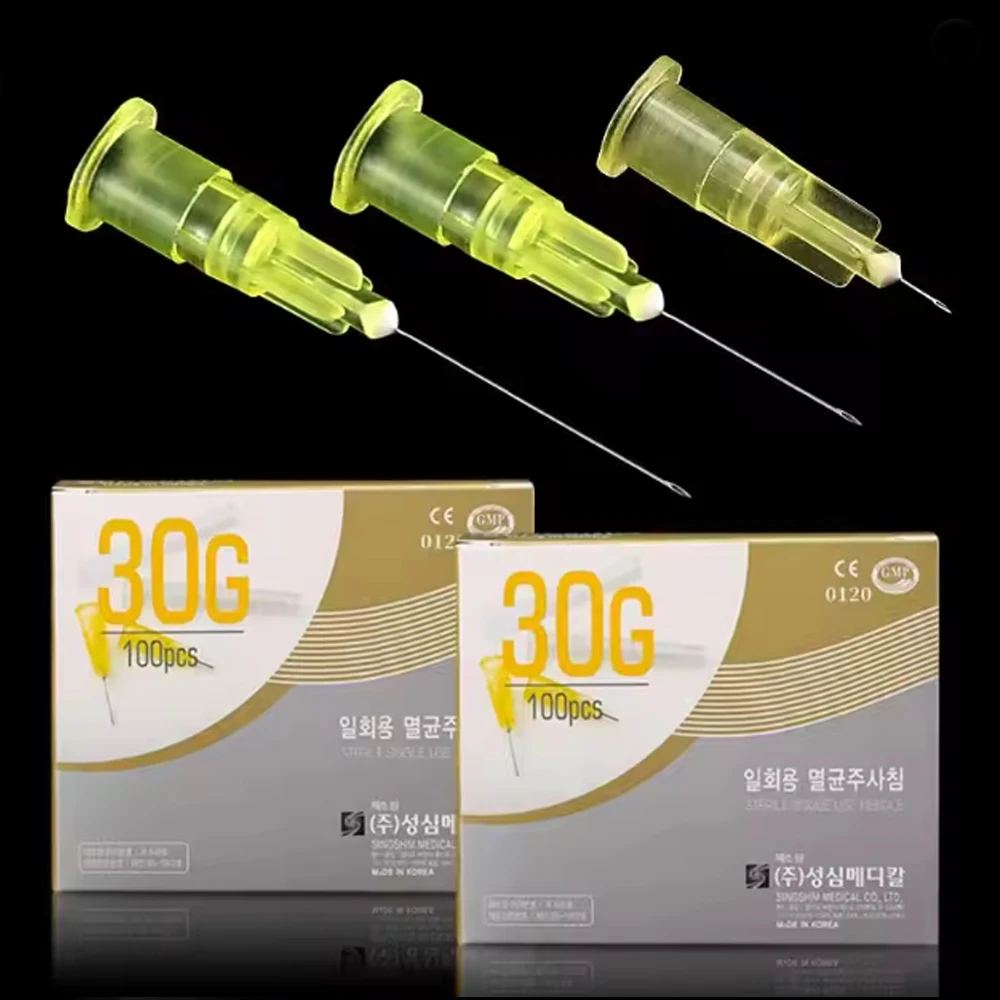 18G 25G 27G 30G 32G  Painless Small Needle Disposable Stainless Steel Ultrafine Needle Eyelid Care Tool