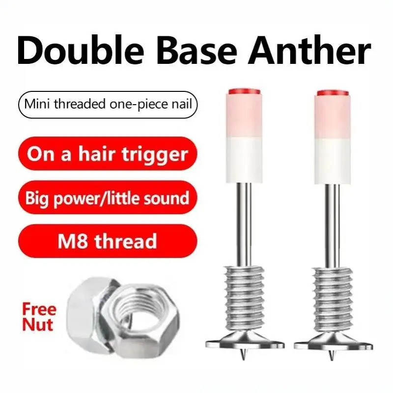 【BA】50pcs M8 Threaded Nail Drive Screw Multifunction Screw Nail Nail Suspended Ceiling Concrete Wall Plank