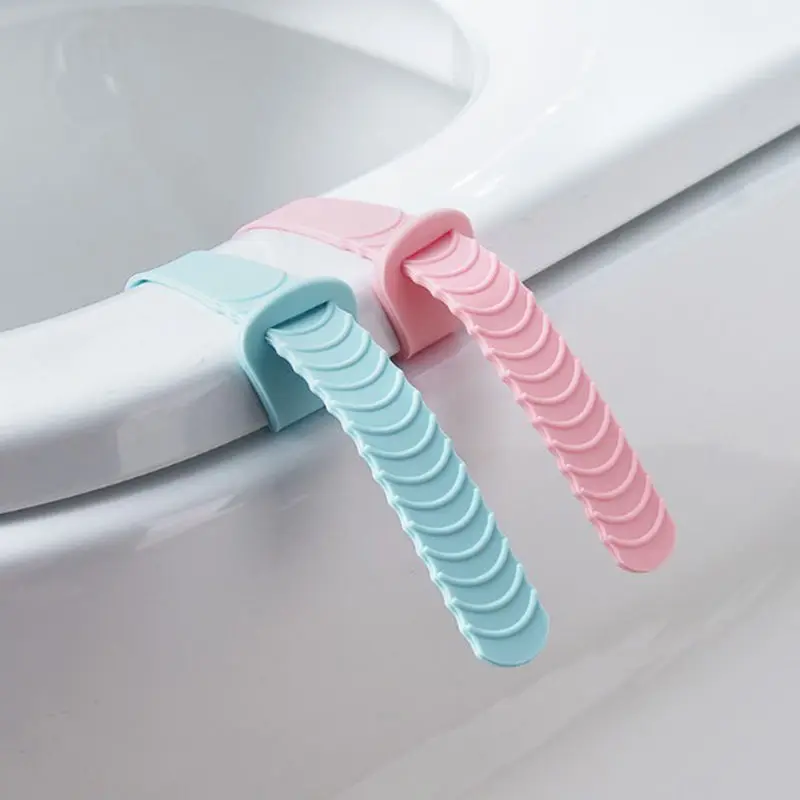 Silicone Toilet Lid Lifter Anti-dirty Lid Lifter Lift Toilet Lid Accessories Toilet Seat Hygiene Handle Flip Lid Handle Toilet