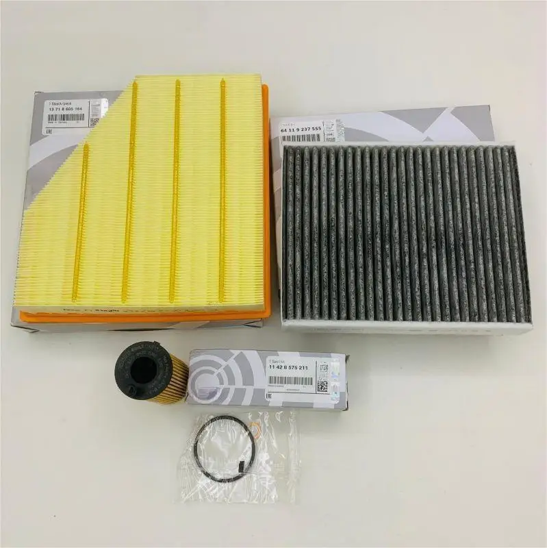 3PCS For BM 320i 330i f30 LCI 2.0T air filter 13718605164 oil filter 11428575211 cabin filter 64119237555