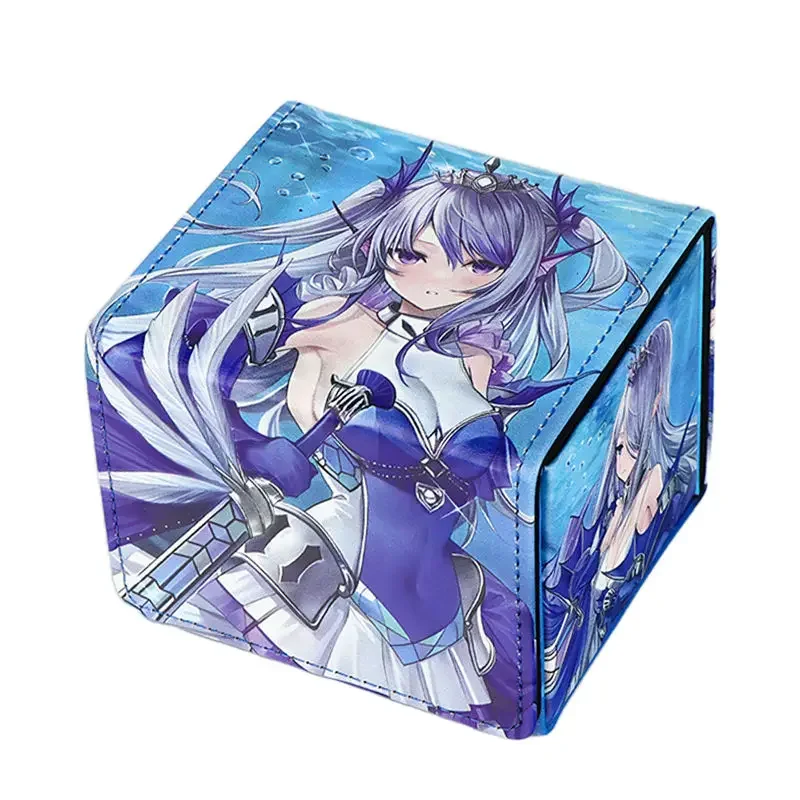 

Коробка для карт Game King, кожаная коробка для карт со слезами, кожаная защитная коробка для карт большой емкости