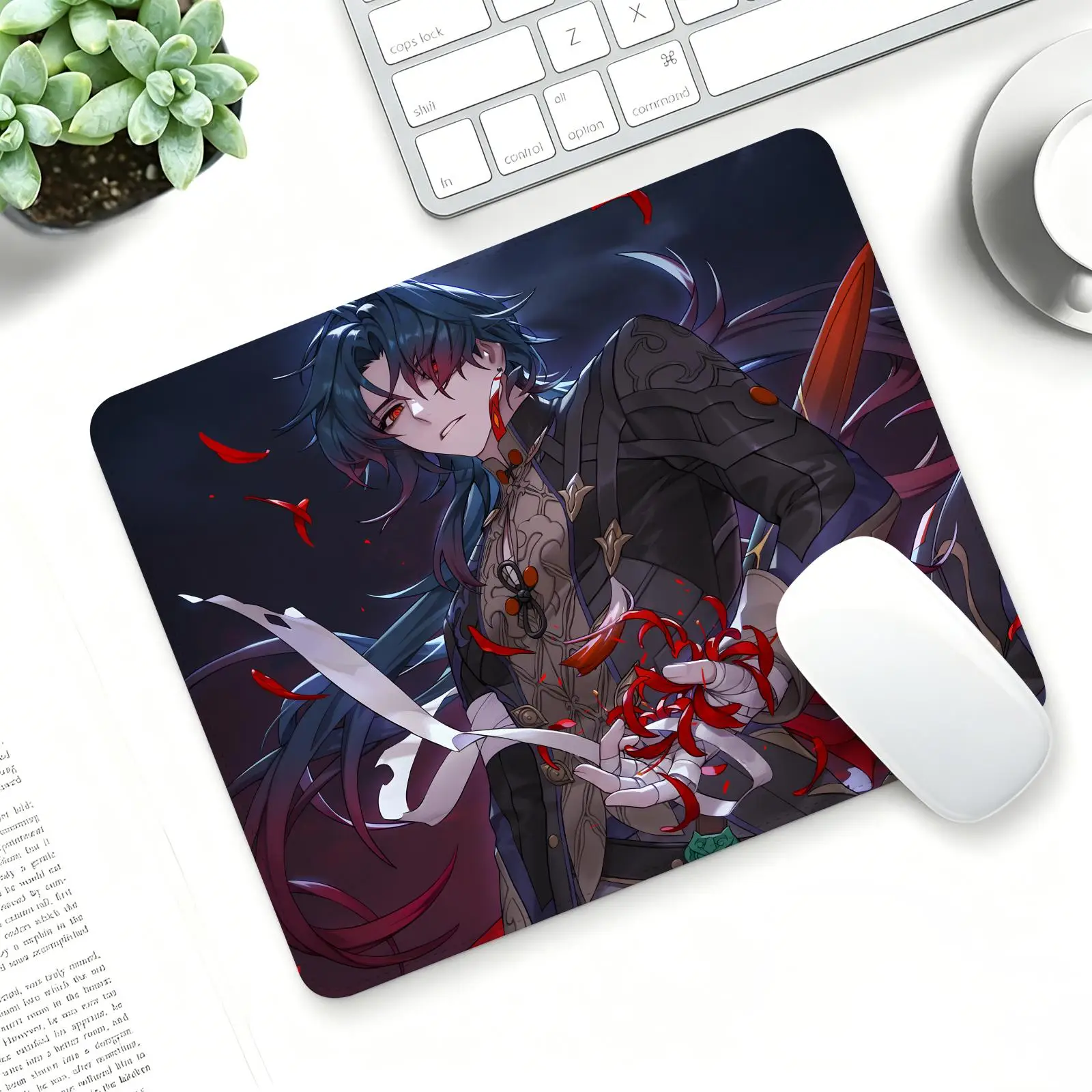 Honkai Star Rail Blade Mouse Pad Regular gaming mouse pad S/M/L size Office mouse pad Laptop desk mat Stitched edge mouse pad