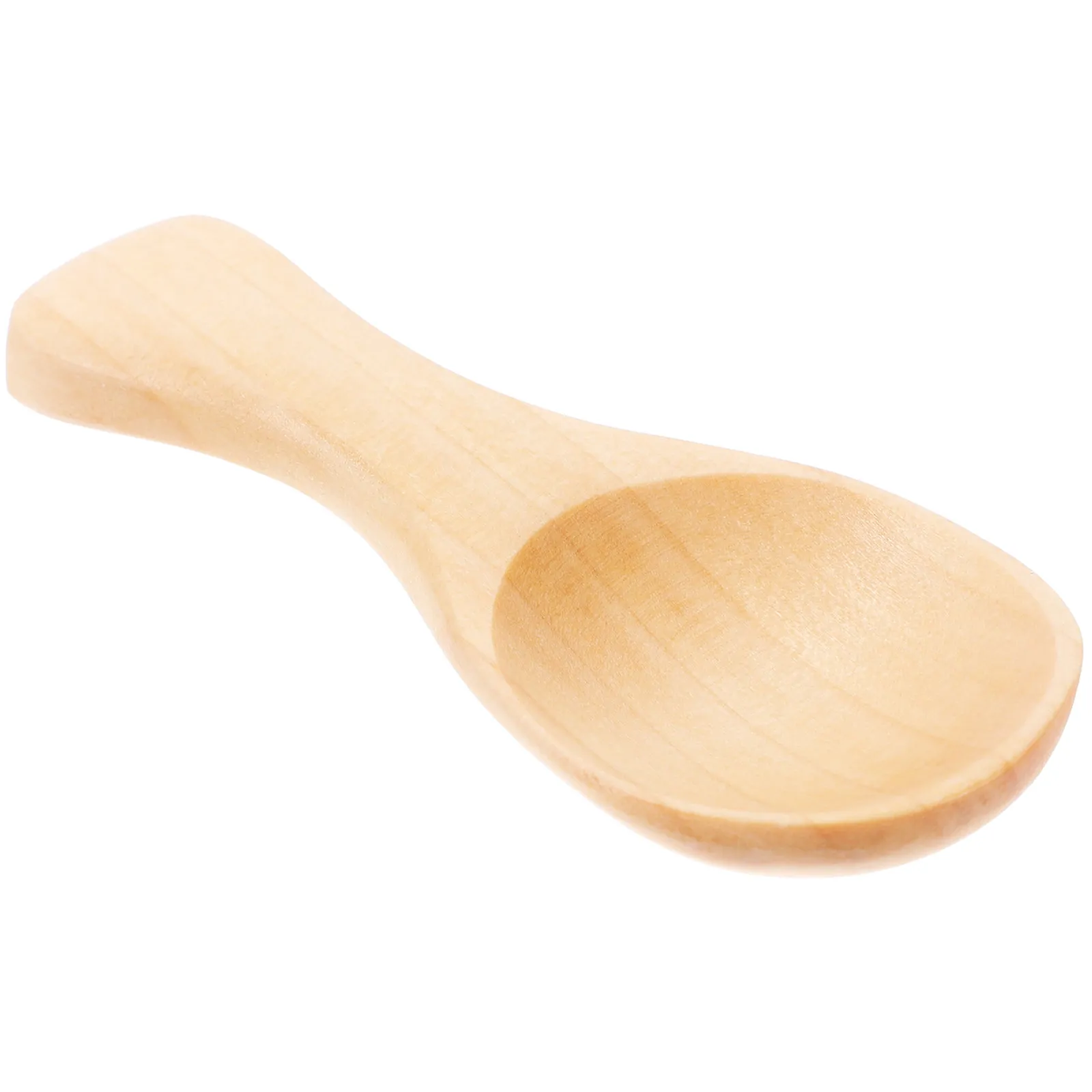 Wooden Milk Powder Spoon Short Handle Compact Portable Mini Scoop Reusable Salt Sugar Tea Scoop Kitchen Spice Supplies
