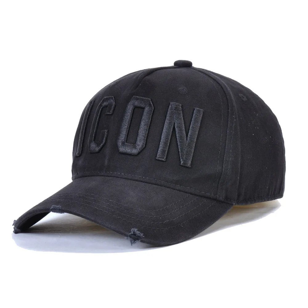 

DSQICOND2 Casual Brand Snapback Baseball Cap for Women Men ICON Solid Letter Snapback Caps DSQ2 Summer Bone Gorras Casquette