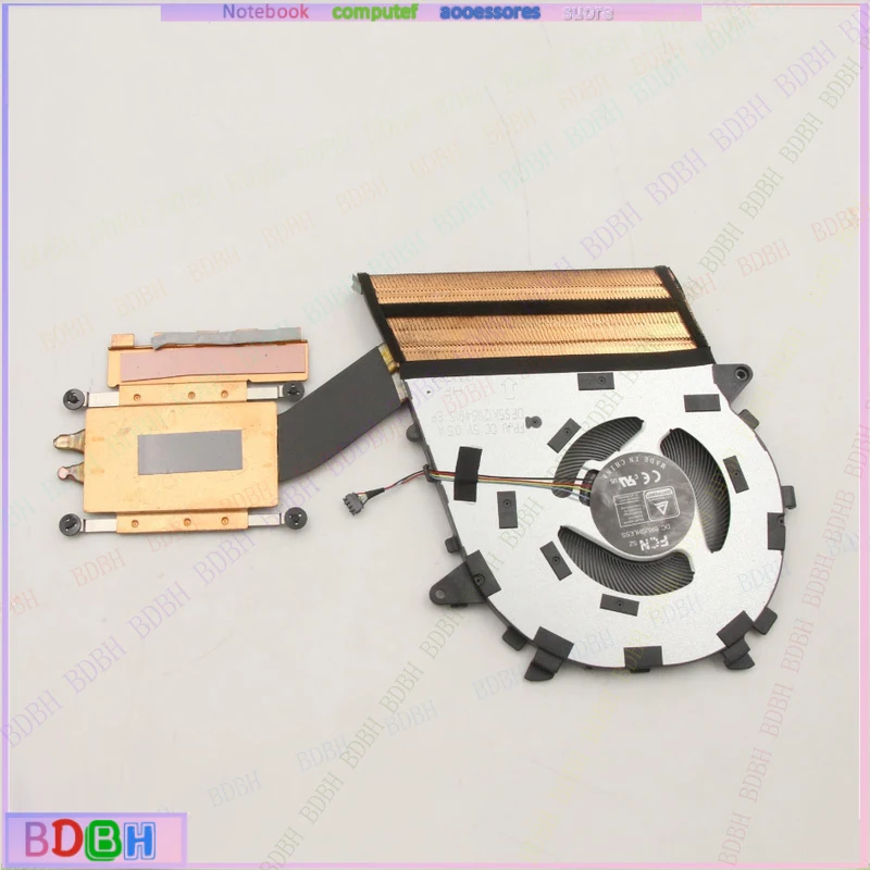 ZQ  For Laptop Lenovo Yoga 7 14IAL7 CPU Cooling Fan Heatsink Radiator Cooler FRU PN：5H40S20554 5H40S20555