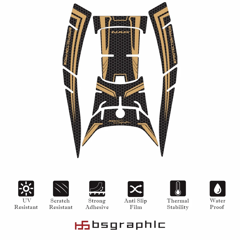 

Многоцветный выбор для Yamaha NMAX 125 155 2020-2024, матовая наклейка, противоскользящая наклейка, эмблема, защита бака, газовая крышка