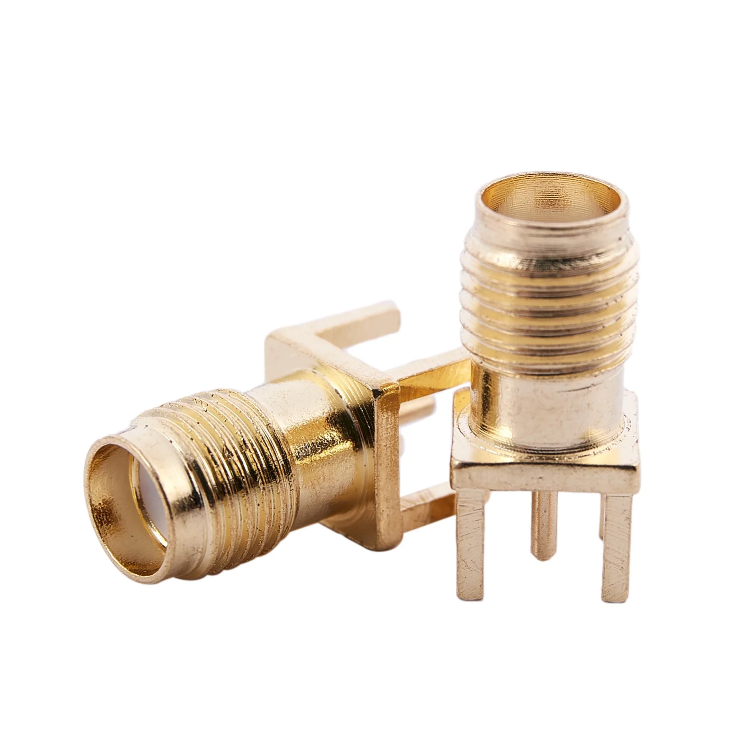 AD41-10x SMA fêmea jack solda PCB montagem conector RF reto