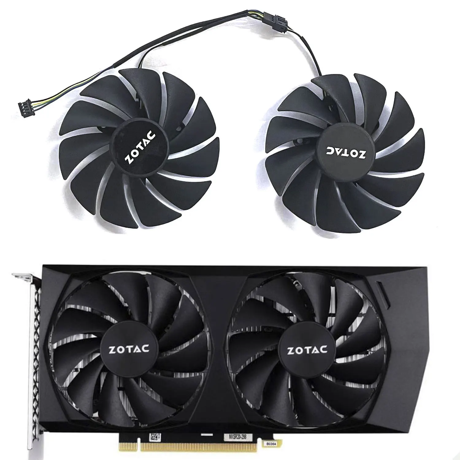 

New GPU Fan 4PIN 89MM CF9015H12S GA92S2U DC 12V 0.4A for Zotac RTX3050 3060 3060TI Destroyer HA Graphics Cooling