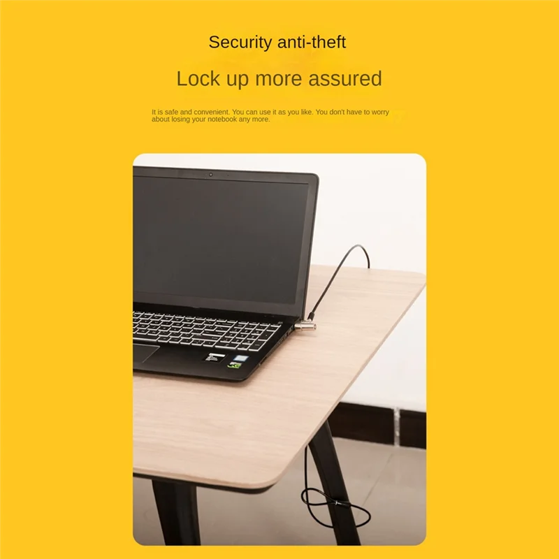 Computer Lock Laptop Lock Suitable For 6Mmx2.5Mm Nano Lock Hole For HP Laptop Security Key Lock Easy To Use