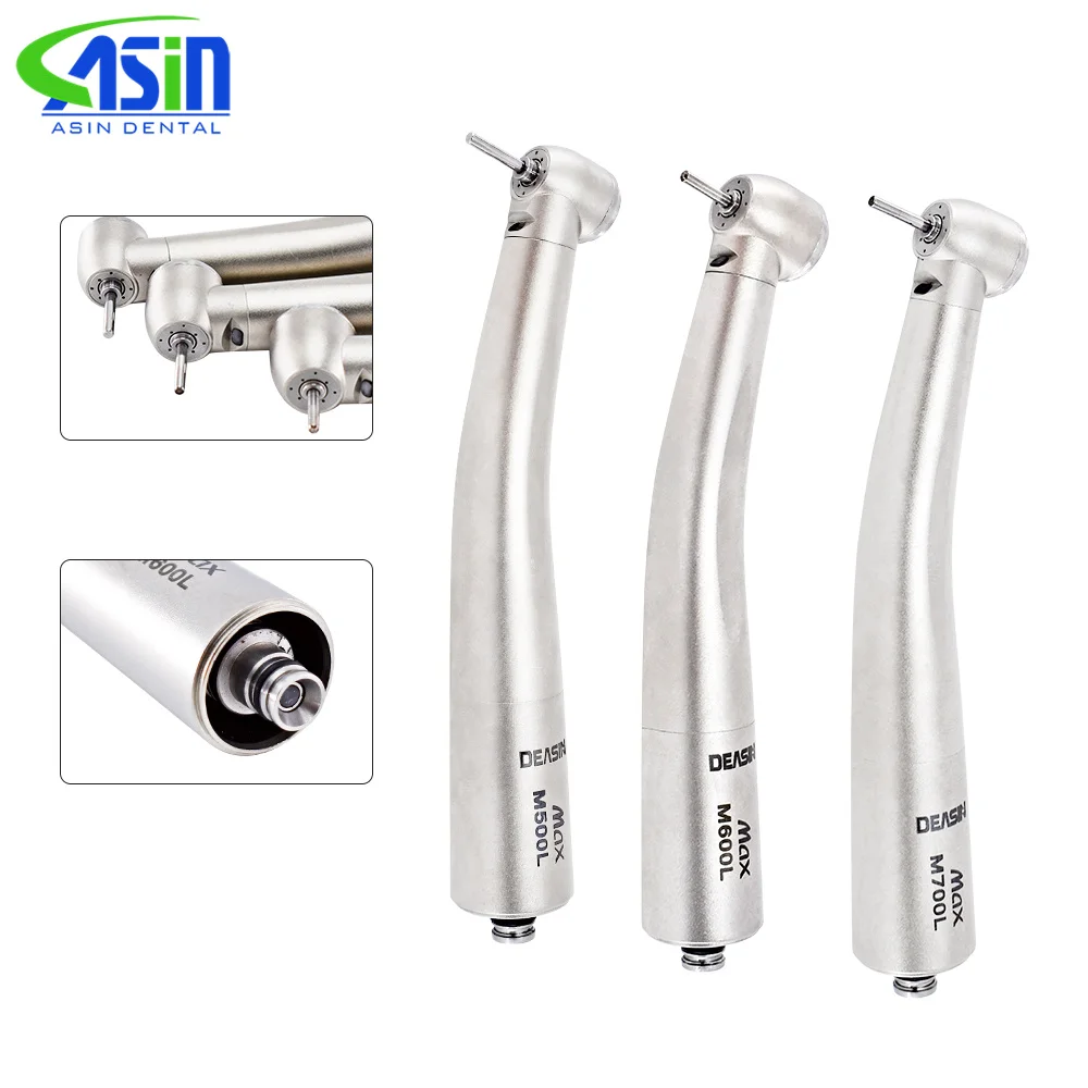 D MAX M600L Dental High Speed Handpiece Dental Air Turbine Hand piece Rotor Tip For N-Couplings Type Stainless Steel Body