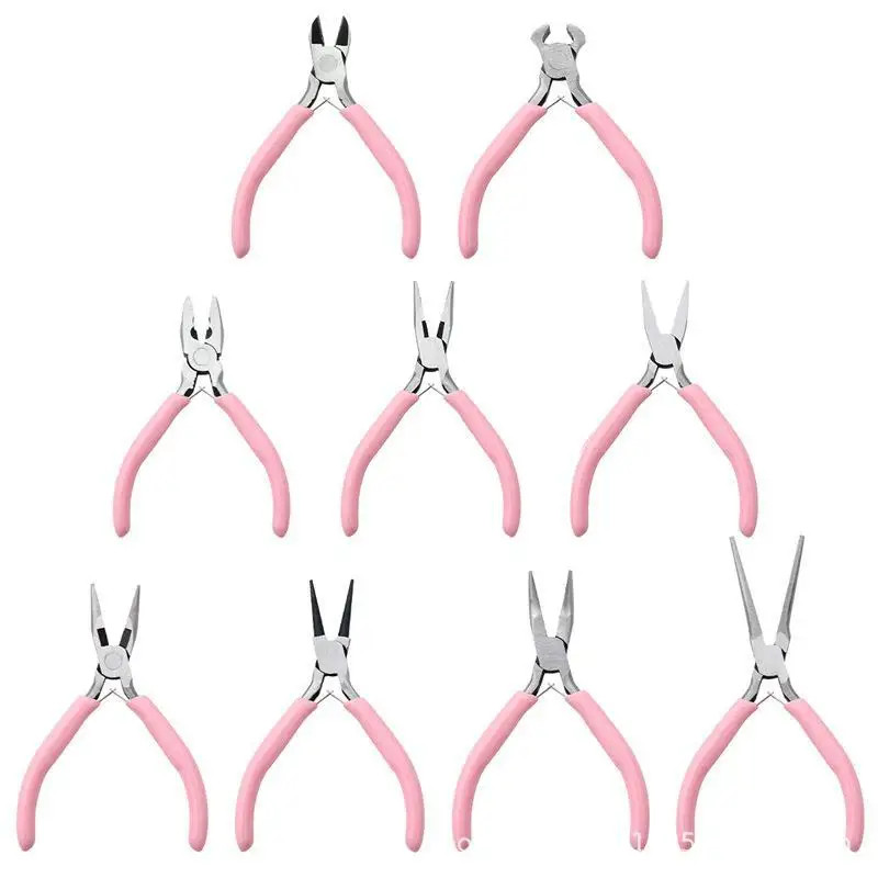 Miniature Jewelry Tools Pointed-nose Pliers Double Round Pliers Angled Pliers Jewelry-making Tools for Handcrafting