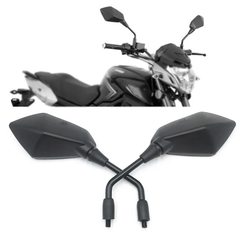 Motorcycle Rearview Mirror 8 10mm Universal Side Mirrors For Kawasaki Z650 Z800 Z750 Z900 Z1000 Suzuki GSX150 Bandit GSR 600 700