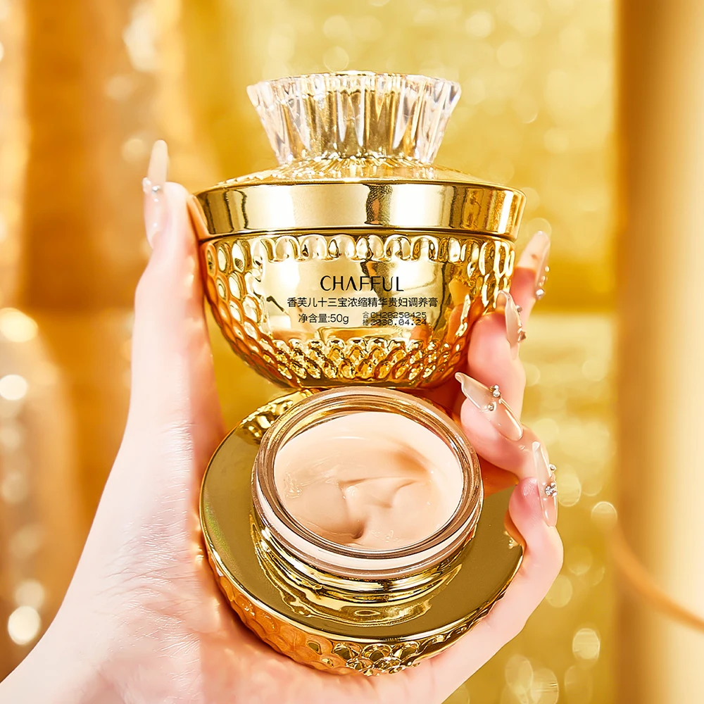 Thirteen Treasures Concentrated Essence Lady Nourishing Cream Moisturizing Cosmetics Concealer Face Cream Korean skincare 50g