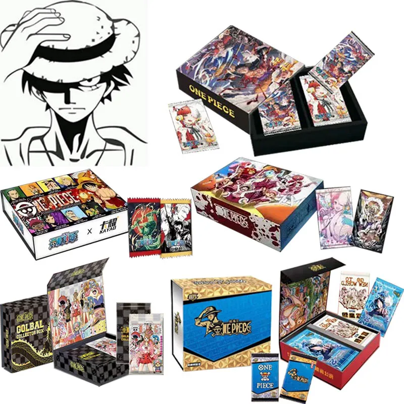 One Piece Collection Cards Booster Box New World Cruise Rare Anime Table Playing Game Board Cards