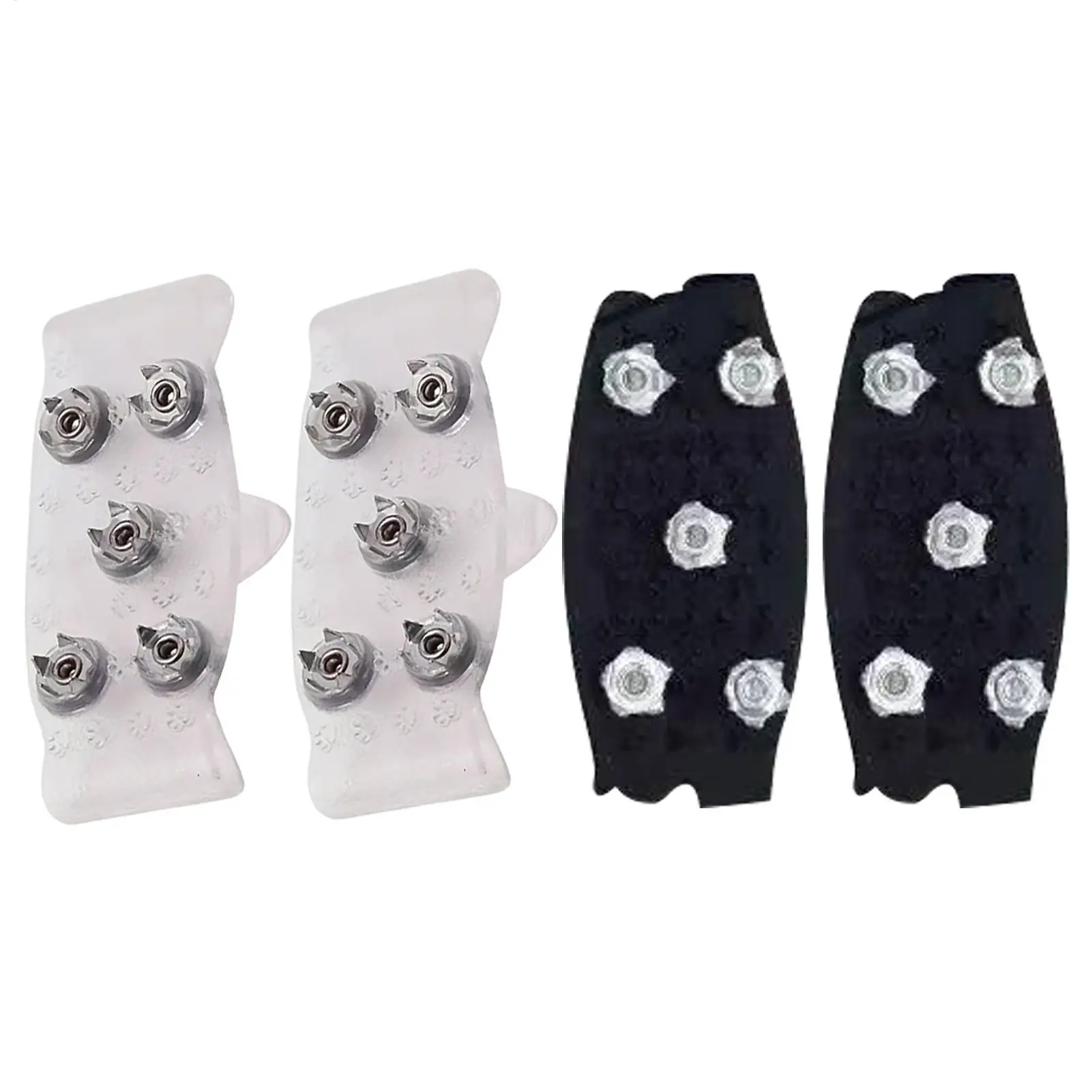 Anti-Skid Snow Ice Gripper 5 Studs Snow Ice Claw Climbing Shoes Spikes Grips Cleats Over Shoes Covers Anti-Slip Crampons - view 5