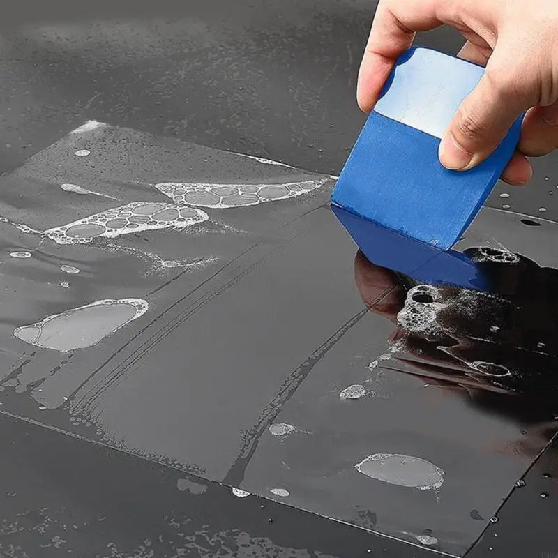 Scraper Grooming Glass Water Wiper Car Styling Sticker Window Film Card Squeegee New