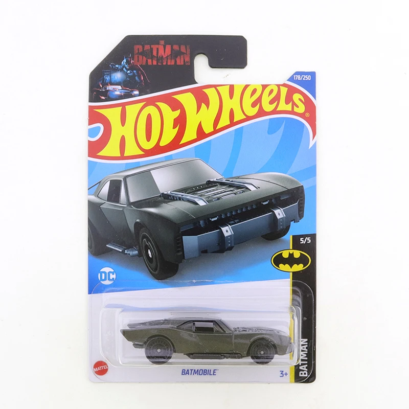 

2022 Hot Wheels BATMOBILE 178/250 BATMAN 5/5 Mini Alloy Coupe 1/64 Metal Diecast Model Car Kids Toys Gift