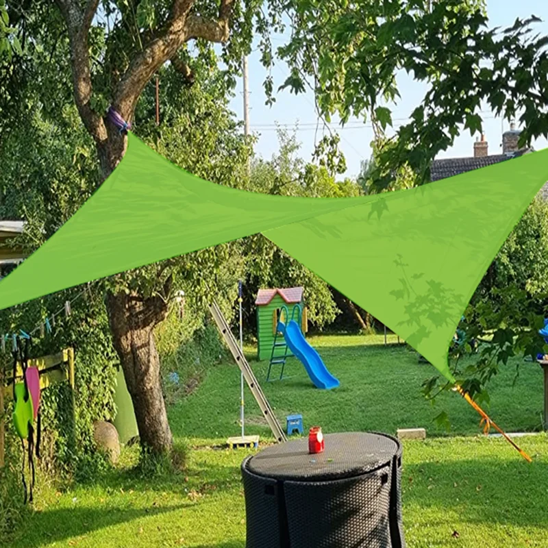 Smaragdgroene Waterdichte Zonnescherm Zeil Polyester Tuin Patio Regendicht Schaduw Doek Zwembad Sunblock Buiten Luifel