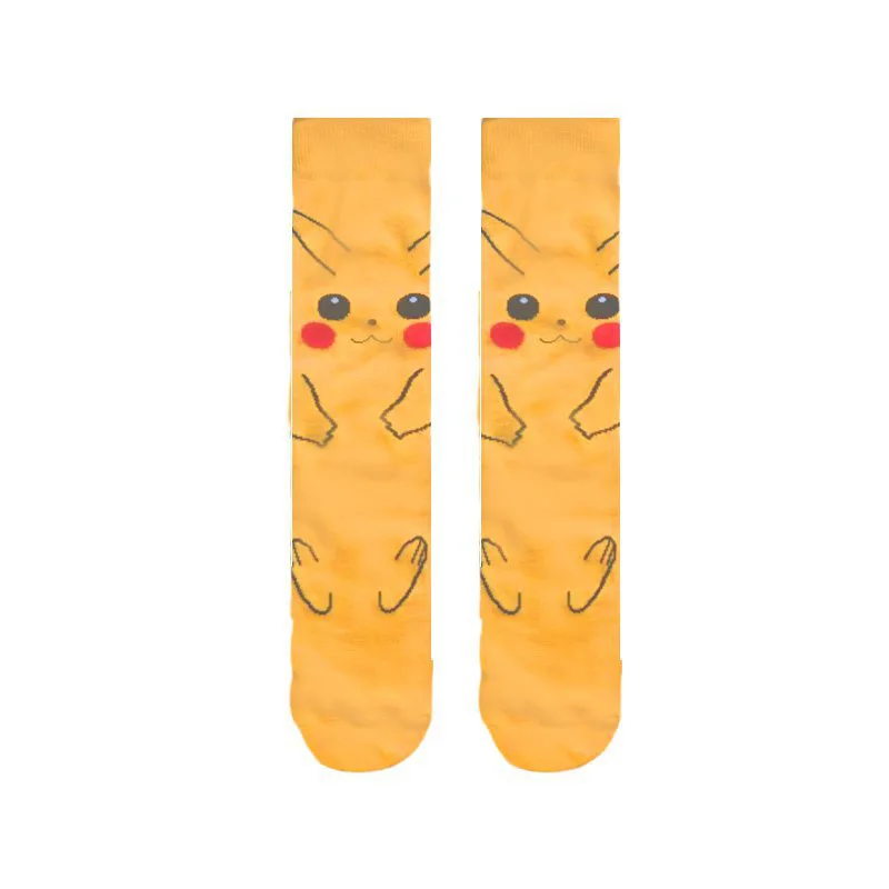 New Pokemon Pikachu Cotton Socks Pokemon Squirtle Charmander Bulbasaur Anime Boys Girl Cotton Home Warm Cotton Sock Average Size