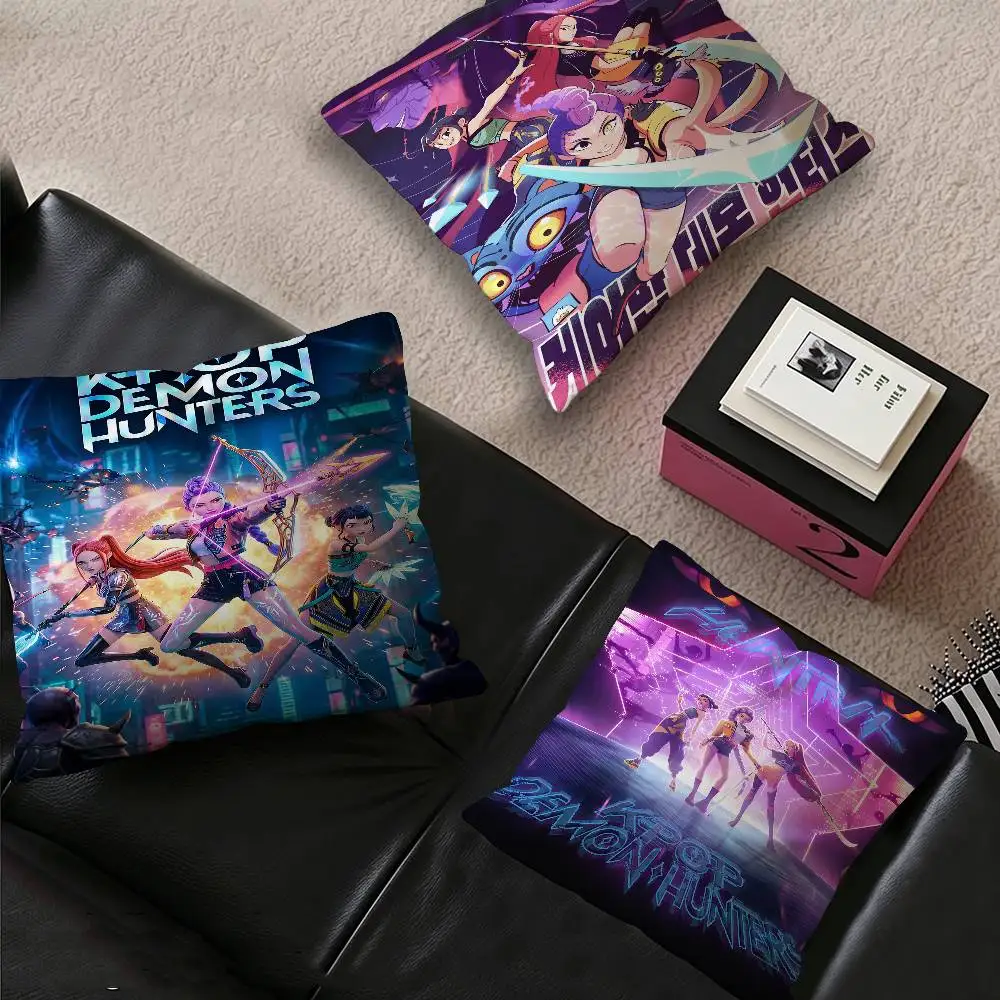 Kpop D-Demon H-Hunters Personalized Pillow Cover Kids Bedroom Wild Party Decor Pillowcase kid Birthday shower Gift