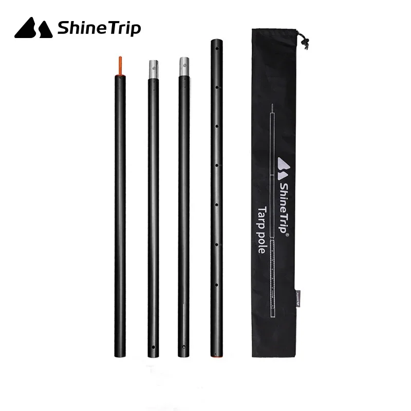 

Shine Trip 31Mm Bold Canopy Support Pole Outdoor Camping Aluminum Pole Adjustable Shade Tarpaulin Bracket 2.8 M Pole