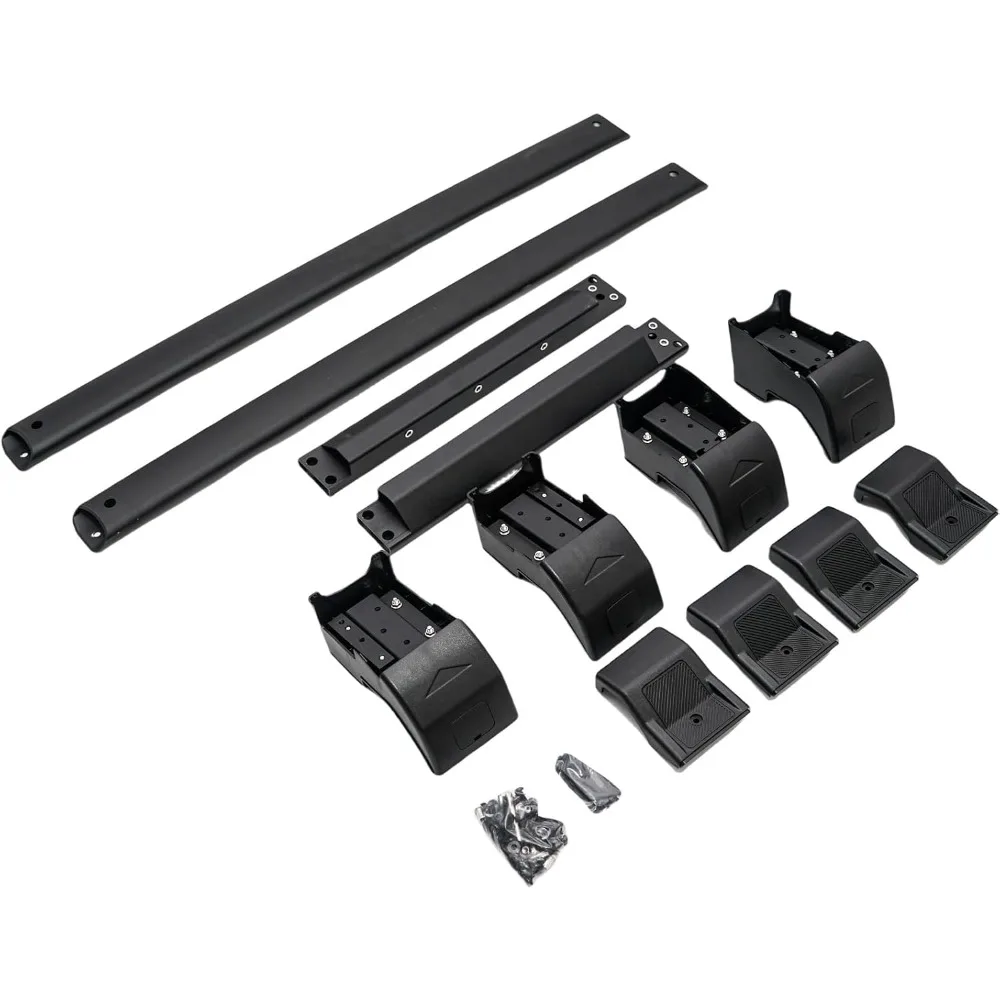 Extensiones traseras Portaequipajes Barras transversales, Escalera lateral y caja lateral para Ford Bronco 2021-2025, accesorios de carga en el techo rígido, Lugga