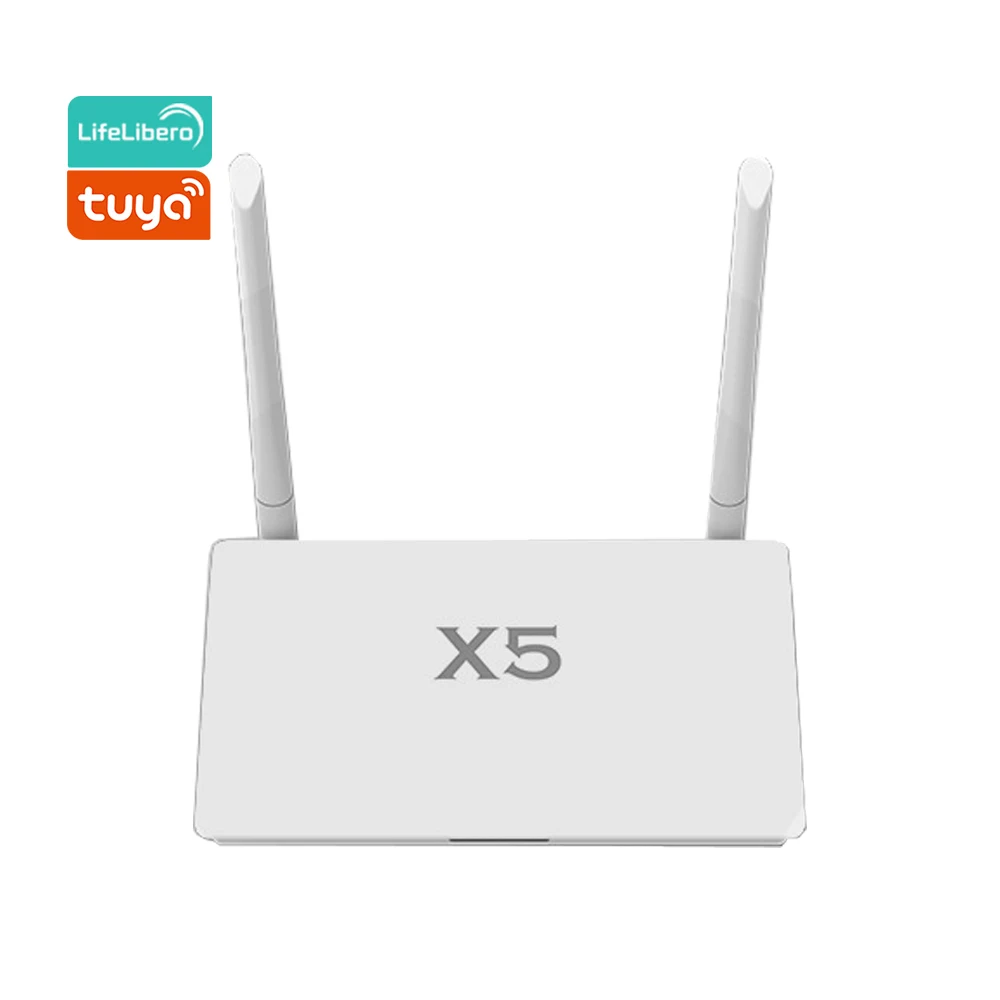 

Lifelibero SmartLife X5 Max Zigbee Gateway Electric Connects 400 Devices Alexa Tuya App Compatible Smart Home Hub for Smart