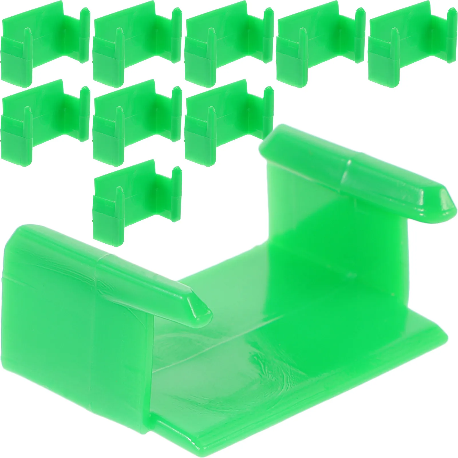 

10Pcs Train Track Fixer Heavy-Duty Plastic Clip Connector Prevents Loosening Ideal for Railway Playsets Design