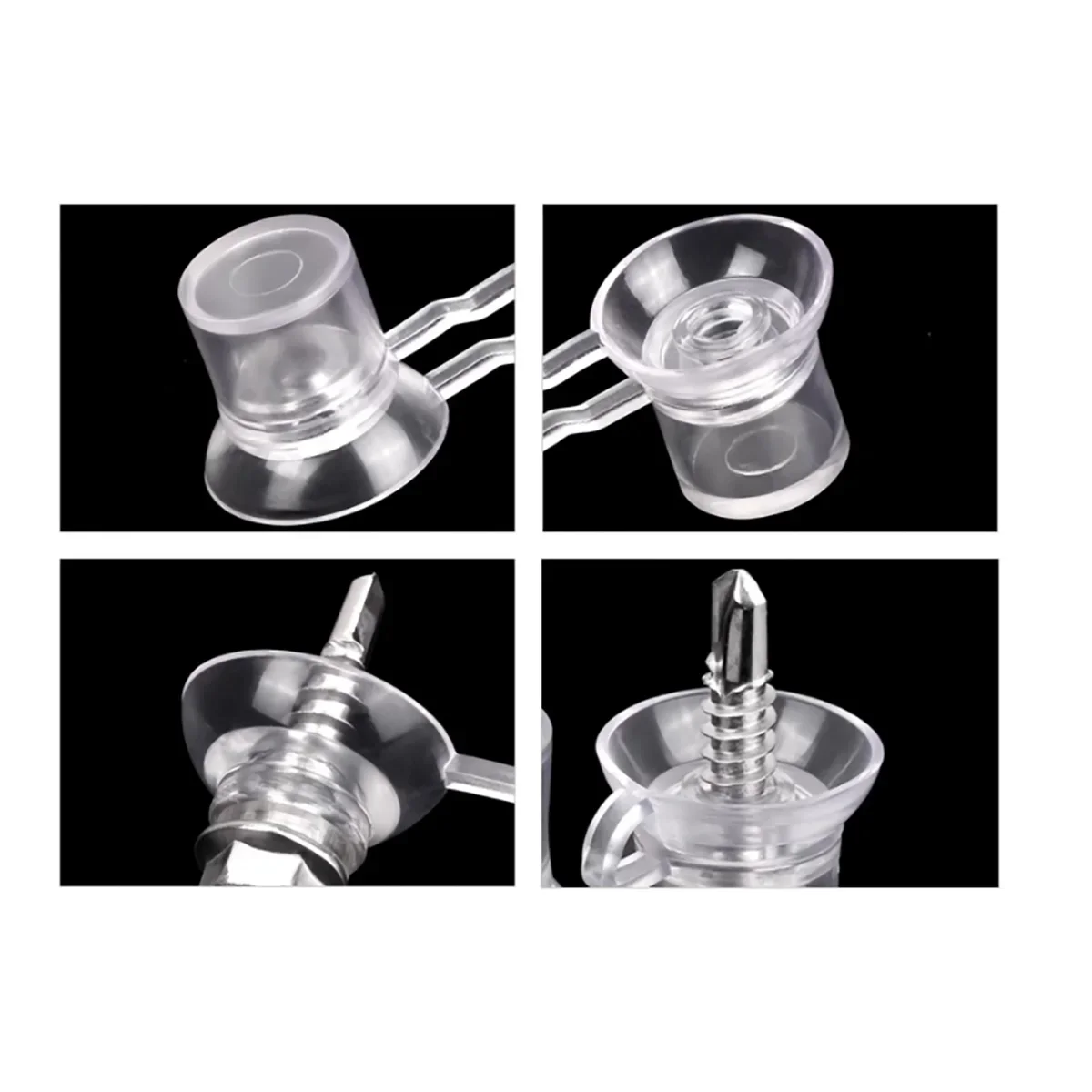 Transparent Drill Tail Screw Waterproof Cap