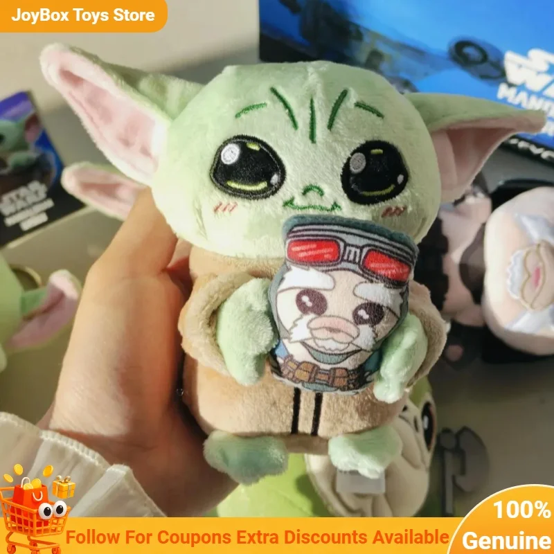 Authentic Hot Toys Star Wars The Mandalorian Baby Yoda Grogu Soft Textured Mini Figure Blind Box Bag Charm Keychain Collectible view 4