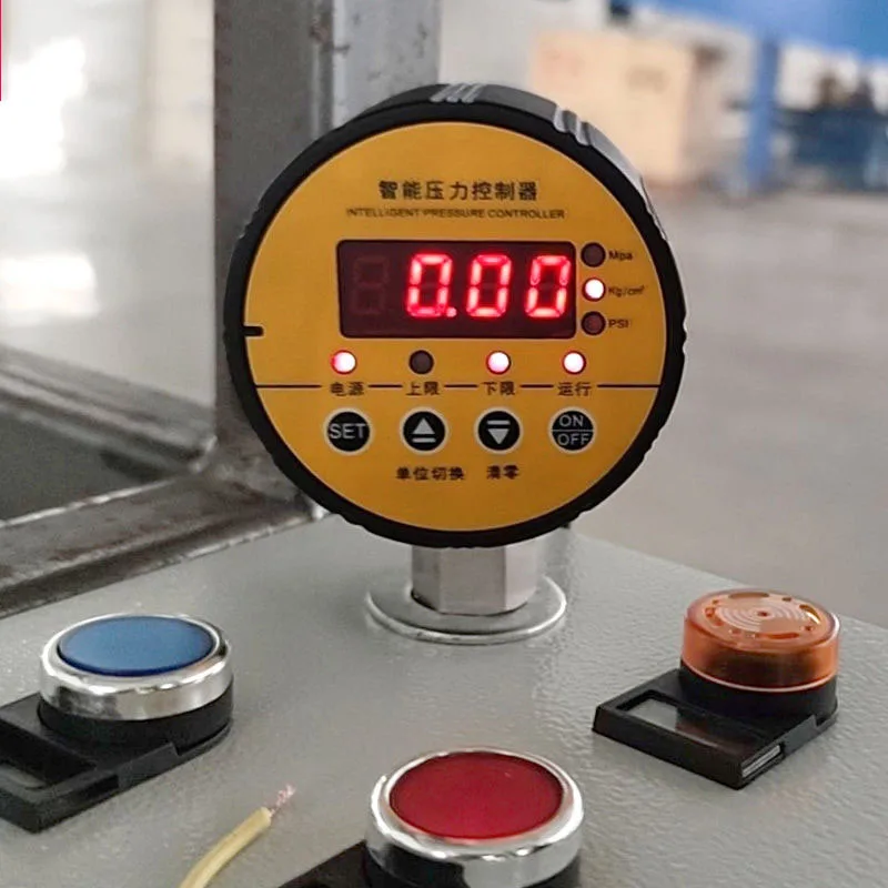 ذكي شاشة ديجيتال مفتاح الضغط تحكم مضخة المياه خط أنابيب الضغط الفرق متر 0-60Mpa قياس الضغط