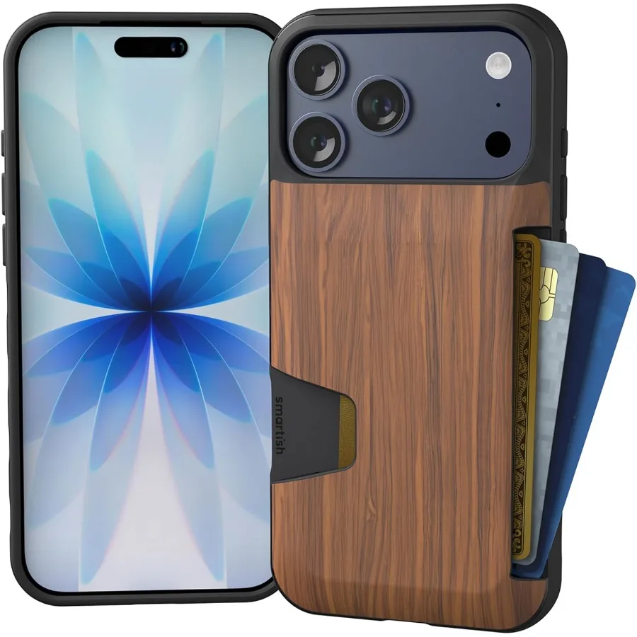 For iPhone 17 Pro Max Wallet Case - Wallet Slayer Vol. 1 [Slim + Protective] Credit Card Holder with Drop Tested Flip Design