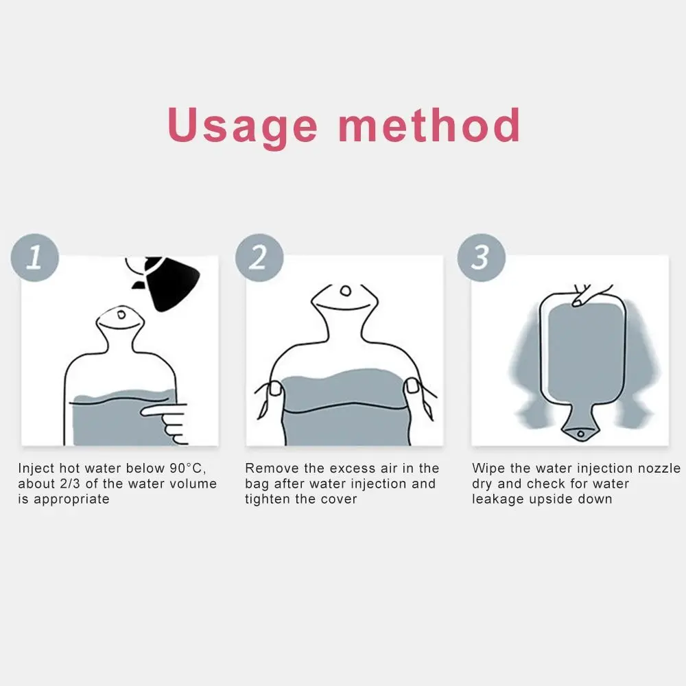 Multipurpose Tummy Warmers Cute Hot Water Bag Hand Warmer Hot Water Bottle  Cover