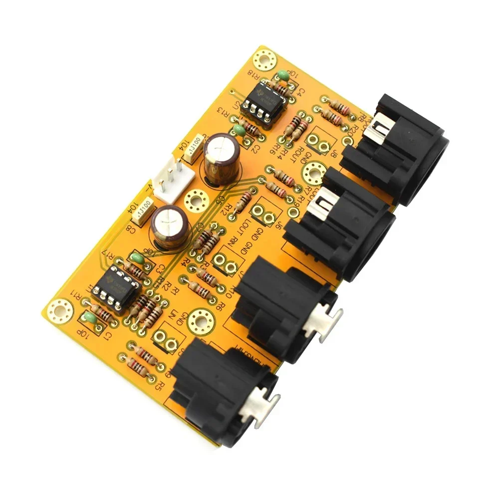 DLHiFi Balance preamp Balanced(XLR) to Unbalanced (RCA)/ Unbalanced (RCA) to Balanced(XLR) RCA to XLR Converter Switch Board