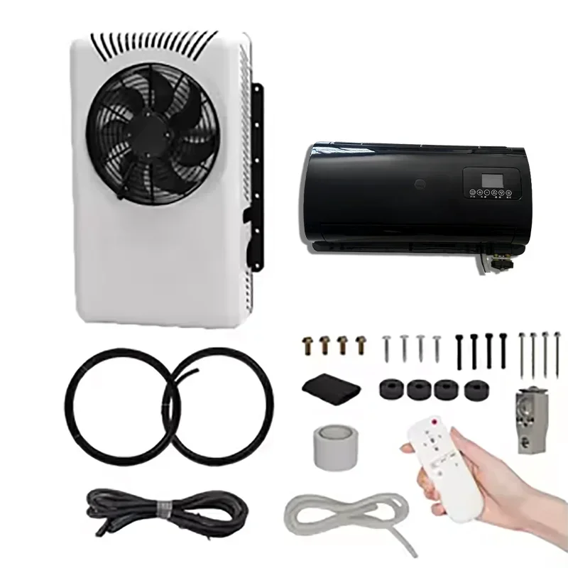 DC 12V 24V Rooftop Air Conditioners Mini Air Conditioner For Truck Car RV