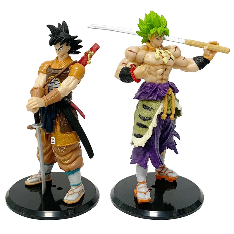 Dragon Ball Goku Broli Anime Action Figure Gk Figurine Super Saiyan Modello fatto a mano Ornamento Decorazione Giocattolo Ventole per bambini Regalo di fascino