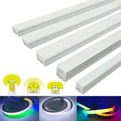 Tubo flessibile per lampada morbida in Gel di Silicone con corda al Neon a LED impermeabile, per WS2812 WS2811 WS2812B SK6812 RGBW 2835 5730 5050 striscia RGB