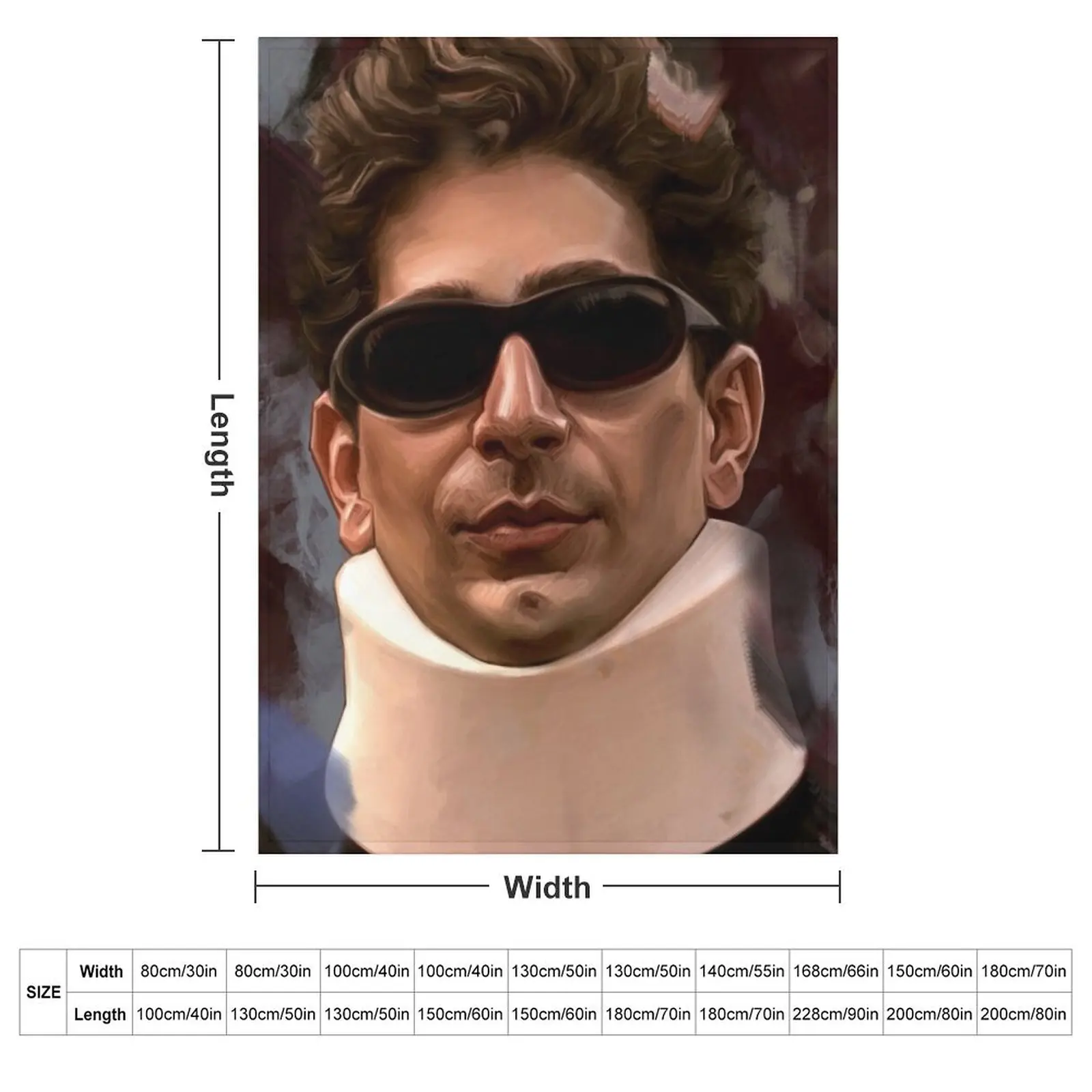 Christopher Moltisanti Throw Blanket blankets ands halloween heavy to sleep Vintage Tourist Heavy Blankets